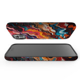 For iPhone 15 Plus Tough Case Compatible with MagSafe, Waves Of The Sun | iCoverLover Australia