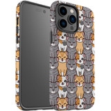For iPhone 14 Pro Max Case Tough Protective Cover, Seamless Cats | iCoverLover Australia