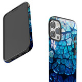 For iPhone 15 Pro Max Tough Case Compatible with MagSafe, Blue Mirror | iCoverLover Australia