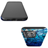 For iPhone 15 Pro Max Tough Case Compatible with MagSafe, Blue Mirror | iCoverLover Australia