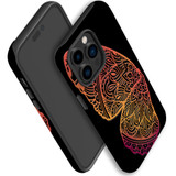 For iPhone 14 Pro Case Tough Protective Cover, Rose Golwing | iCoverLover Australia