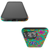 For iPhone 15 Pro Max Tough Case Compatible with MagSafe, Retro Floral Design | iCoverLover Australia