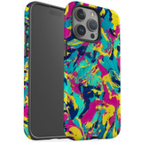 For iPhone 15 Pro Max Tough Case Compatible with MagSafe, Abstract Strokes | iCoverLover Australia