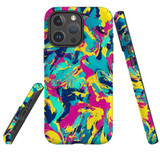 For iPhone 15 Pro Max Tough Case Compatible with MagSafe, Abstract Strokes | iCoverLover Australia