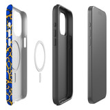 For iPhone 15 Pro Max Tough Case Compatible with MagSafe, Blue Frog | iCoverLover Australia