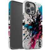 For iPhone 15 Pro Max Tough Case Compatible with MagSafe, Dark Splatter | iCoverLover Australia