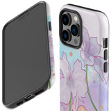 For iPhone 14 Pro Case Tough Protective Cover, Watercolour Floral | iCoverLover Australia