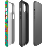 For iPhone 14 Case Tough Protective Cover, Retro Floral Design | iCoverLover Australia