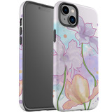 For iPhone 14 Plus Case Tough Protective Cover, Watercolour Floral | iCoverLover Australia