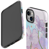 For iPhone 14 Plus Case Tough Protective Cover, Watercolour Floral | iCoverLover Australia