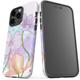 For iPhone 14 Pro Max Case Tough Protective Cover, Watercolour Floral | iCoverLover Australia