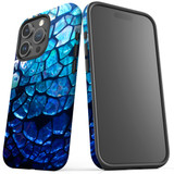 For iPhone 15 Pro Max Case Tough Protective Cover, Blue Mirror | iCoverLover Australia