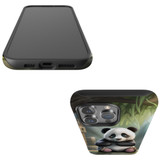 For iPhone 15 Pro Max Tough Case Compatible with MagSafe, Happy Panda | iCoverLover Australia