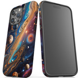 For iPhone 15 Pro Max Tough Case Compatible with MagSafe, Planets Of The Universe | iCoverLover Australia