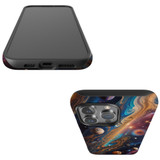 For iPhone 15 Pro Max Tough Case Compatible with MagSafe, Planets Of The Universe | iCoverLover Australia