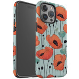For iPhone 15 Pro Max Tough Case Compatible with MagSafe, Poppy Field | iCoverLover Australia