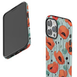 For iPhone 15 Pro Max Tough Case Compatible with MagSafe, Poppy Field | iCoverLover Australia