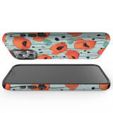 For iPhone 15 Pro Max Tough Case Compatible with MagSafe, Poppy Field | iCoverLover Australia