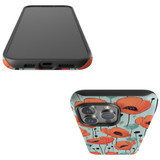 For iPhone 15 Pro Max Tough Case Compatible with MagSafe, Poppy Field | iCoverLover Australia