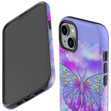 For iPhone 14 Case Tough Protective Cover, Enchanted Butterfly | iCoverLover Australia