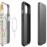 For iPhone 15 Tough Case Compatible with MagSafe, Floral Symphony | iCoverLover Australia