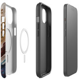 For iPhone 15 Tough Case Compatible with MagSafe, Mysterious Golden Tree | iCoverLover Australia