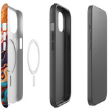 For iPhone 15 Tough Case Compatible with MagSafe, Sunny Waves | iCoverLover Australia