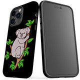 For iPhone 14 Pro Max Case Tough Protective Cover, Koala Illustration | iCoverLover Australia