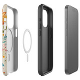 For iPhone 15 Pro Tough Case Compatible with MagSafe, Floral Symphony | iCoverLover Australia