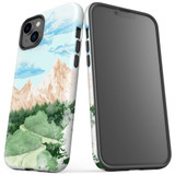 For iPhone 14 Plus Case Tough Protective Cover, Mountainous Nature | iCoverLover Australia