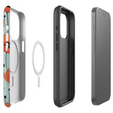 For iPhone 15 Pro Tough Case Compatible with MagSafe, Poppy Field | iCoverLover Australia