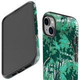 For iPhone 14 Plus Case Tough Protective Cover, Green Nature | iCoverLover Australia
