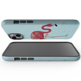 For iPhone 14 Plus Case Tough Protective Cover, Vintage Flamingo | iCoverLover Australia