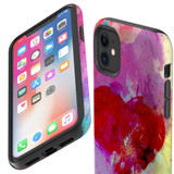 For iPhone 11 Case Tough Protective Cover Heart Painting | iCoverLover Australia