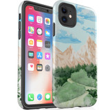 For iPhone 11 Case Tough Protective Cover Mountainous Nature | iCoverLover Australia