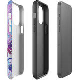 For iPhone 14 Pro Max Case Tough Protective Cover, Flower Swirls | iCoverLover Australia