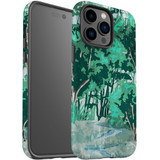 For iPhone 14 Pro Max Case Tough Protective Cover, Green Nature | iCoverLover Australia