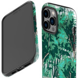 For iPhone 14 Pro Max Case Tough Protective Cover, Green Nature | iCoverLover Australia
