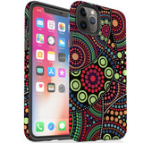 For iPhone 11 Pro Max Case Tough Protective Cover Dotted Abstract Painting | iCoverLover Australia