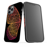 For iPhone 12 & 12 Pro Case Tough Protective Cover Rose Gold Wing | iCoverLover Australia