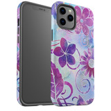 For iPhone 12 Pro Max Case Tough Protective Cover Flower Swirls | iCoverLover Australia