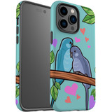 For iPhone 14 Pro Max Case Tough Protective Cover, Birds In Love | iCoverLover Australia
