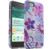 For iPhone SE 5G (2022)/SE (2020)/8/7 Case Tough Protective Cover Flower Swirls | iCoverLover Australia