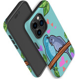 For iPhone 14 Pro Case Tough Protective Cover, Birds In Love | iCoverLover Australia