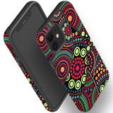 For iPhone 12 Mini Case Tough Protective Cover Dotted Abstract Painting | iCoverLover Australia