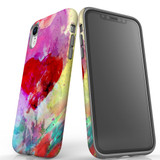 For iPhone XR Case Tough Protective Cover Heart Painting | iCoverLover Australia