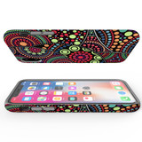 For iPhone XS & X Case Tough Protective Cover Dotted Abstract Painting | iCoverLover Australia
