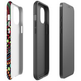 For iPhone 12 Pro Max Case Tough Protective Cover Dotted Abstract Painting | iCoverLover Australia