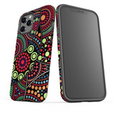 For iPhone 12 Pro Max Case Tough Protective Cover Dotted Abstract Painting | iCoverLover Australia