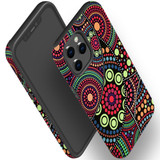 For iPhone 12 Pro Max Case Tough Protective Cover Dotted Abstract Painting | iCoverLover Australia